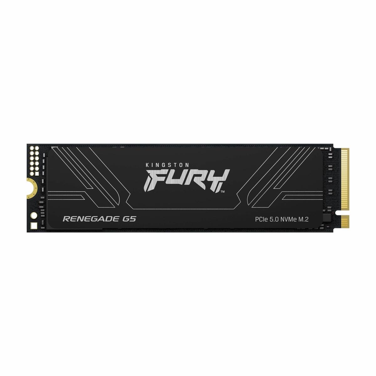 Kingston FURY Renegade G5 PCIe Gen5 NVMe M.2 SSD – 1TB, 2TB, 4TB Kingston FURY Renegade G5 PCIe Gen5 NVMe M.2 SSD – 1TB, 2TB, 4TB